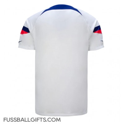 Vereinigte Staaten Fußballbekleidung Heimtrikot WM 2022 Kurzarm